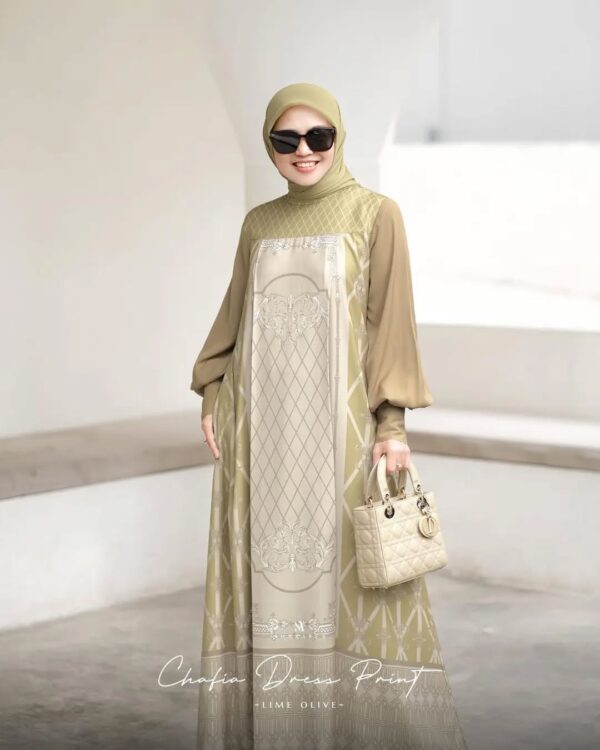 Chafia Dress Print - Image 9