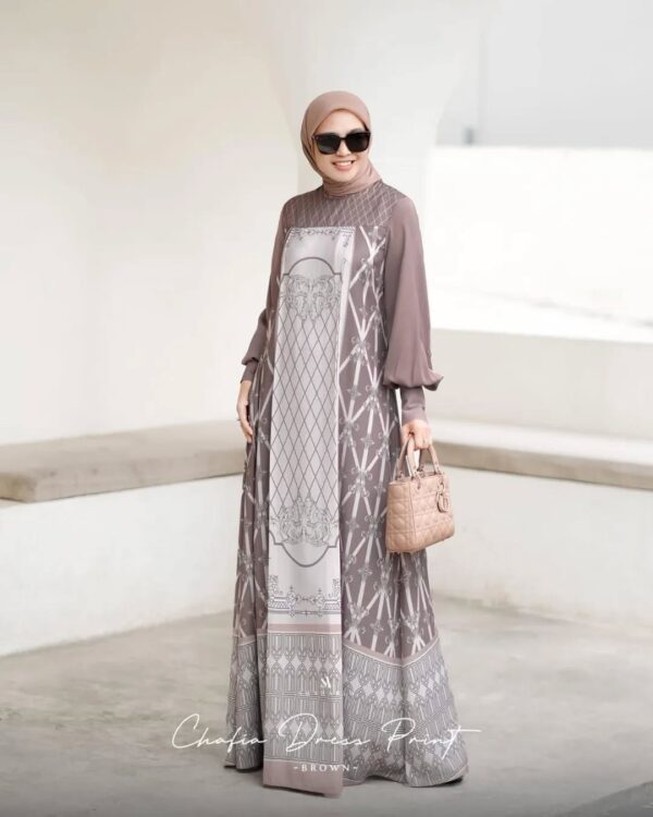 Chafia Dress Print - Image 13