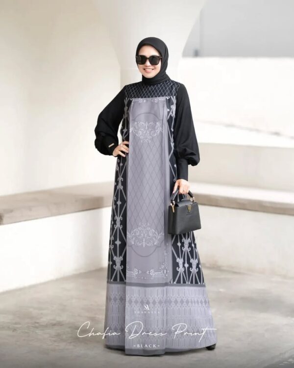 Chafia Dress Print