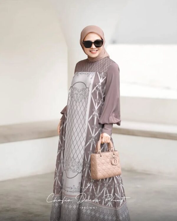 Chafia Dress Print - Image 14