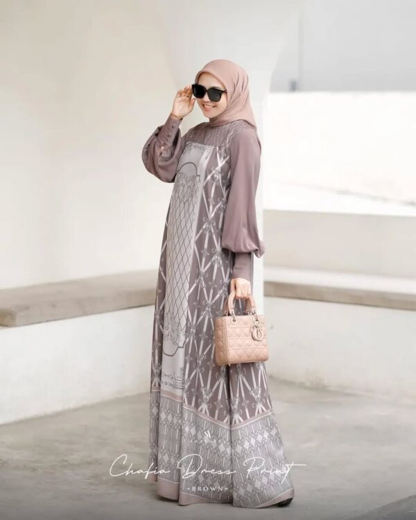 Chafia Dress Print - Image 15