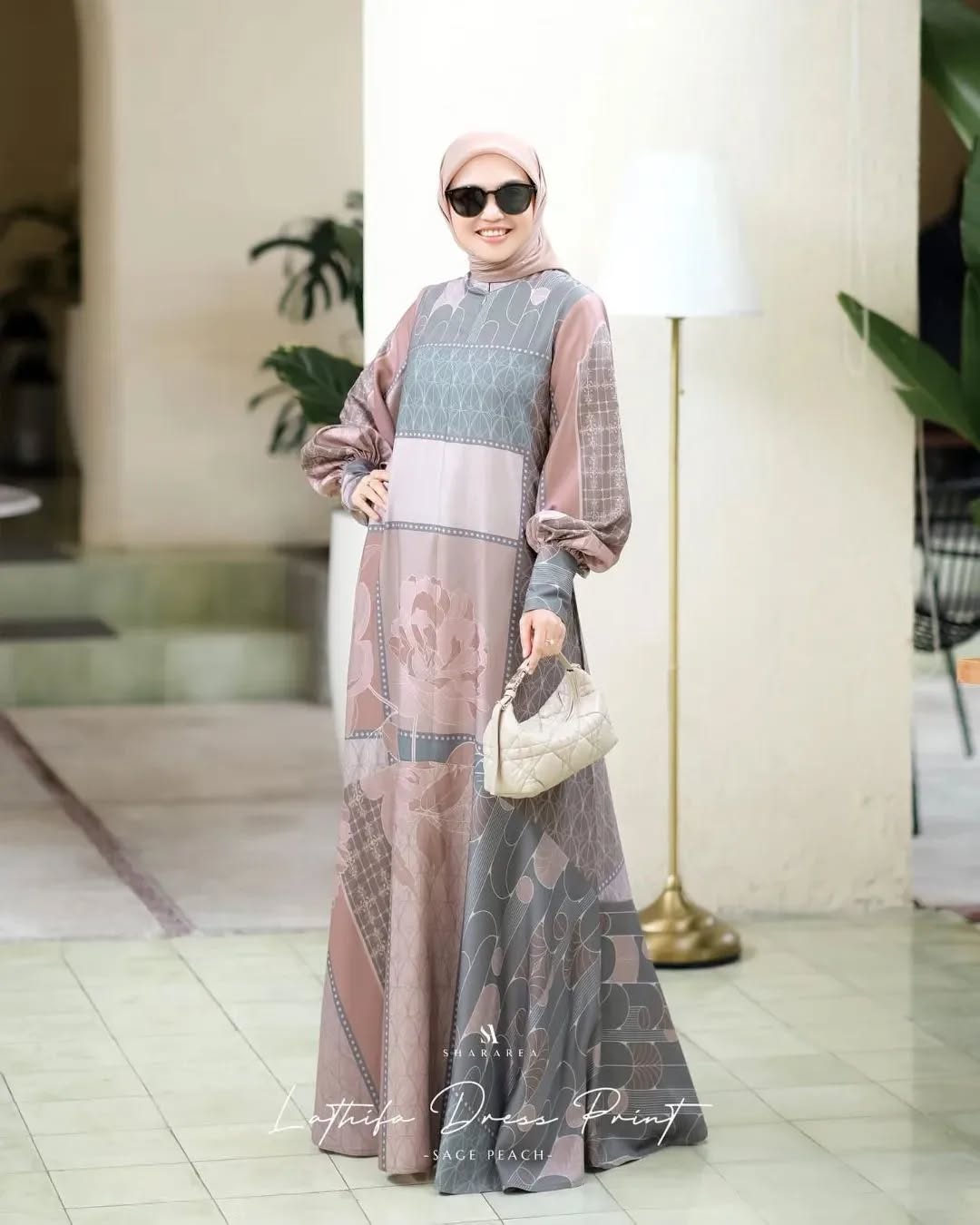 Lathifa Dress Print