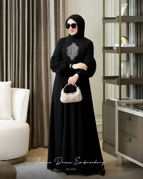 Zalina Dress Embroidery - Image 2