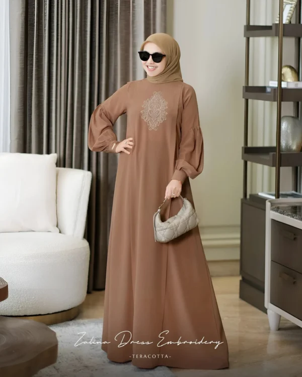Zalina Dress Embroidery - Image 6