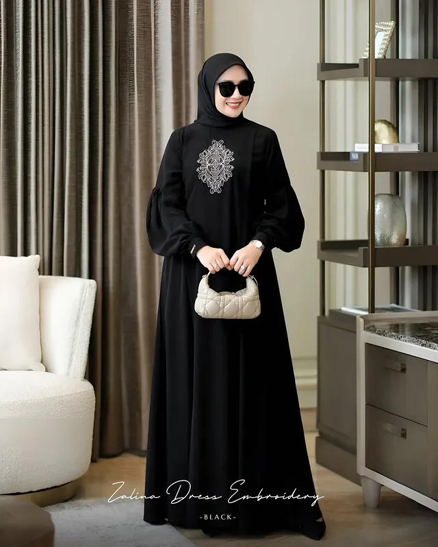 Zalina Dress Embroidery