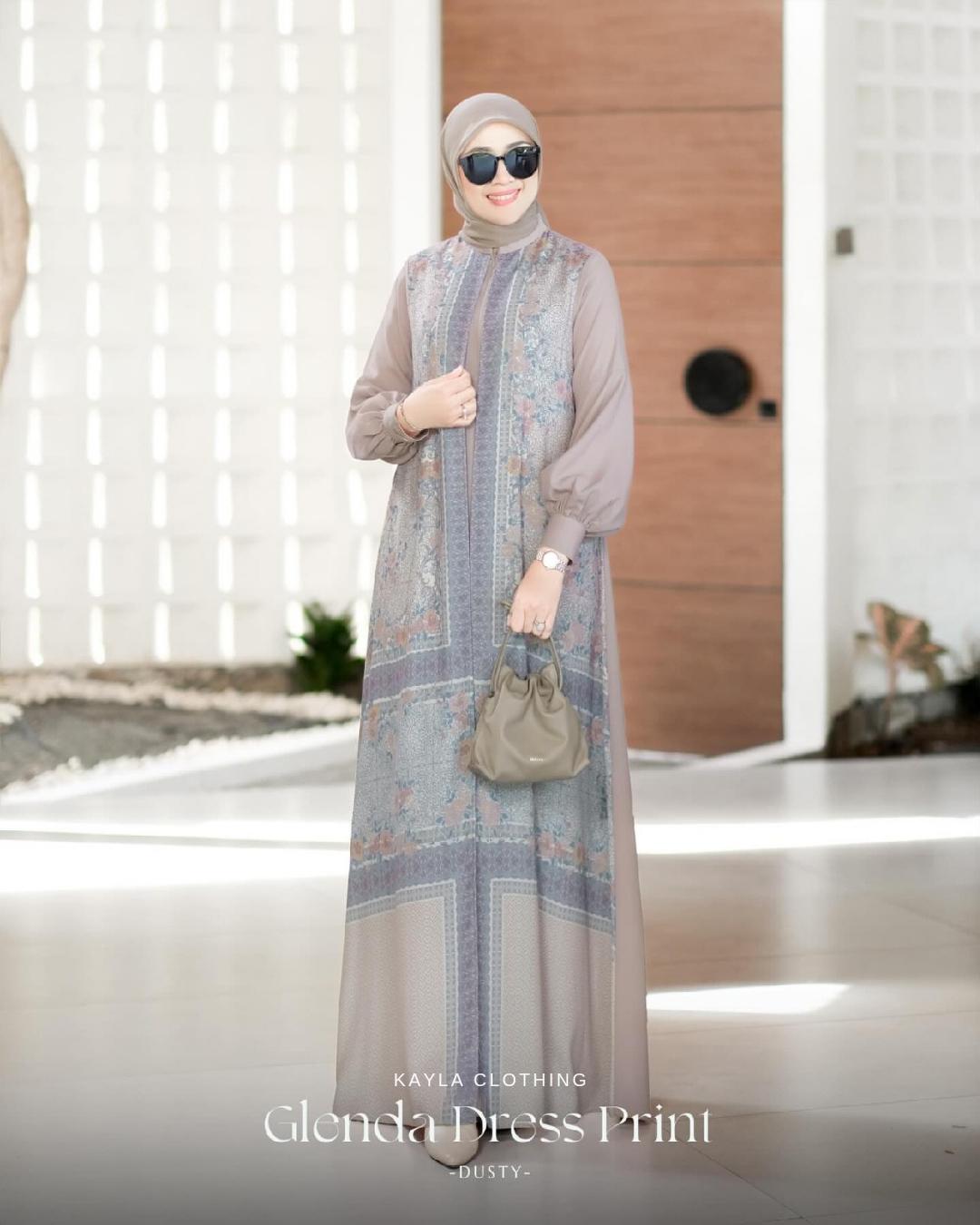 Glenda Dress Print